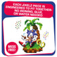 TOMY Jixelz Remix Sonic Craft Kit - 700+ Pieces - Pixel Art Decor - 12x16 inches - Multicoloured - No Heat or Water Required - Model T73687