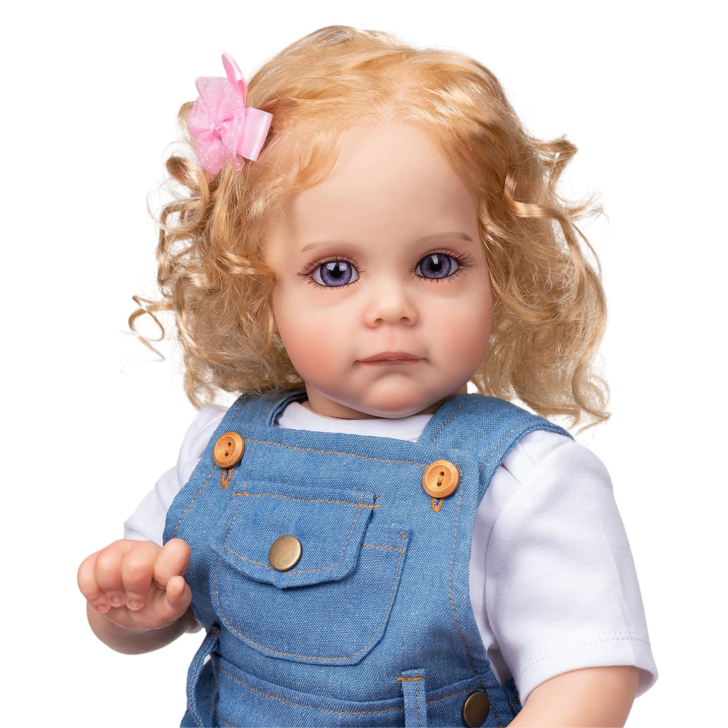 24 Inch Reborn Baby Doll Clothes Denim Outfits For 22-24 Inch Newborn Reborn Girl Dolls Matching Clothes……