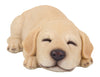Sleeping Yellow Labrador Retriever Puppy Figurine