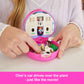 Polly Pocket X Clueless Collector Compact, Micro Dolls And Playset, 5 Themed Accessories Including Toy Car, Cher, Dionne, & Tai