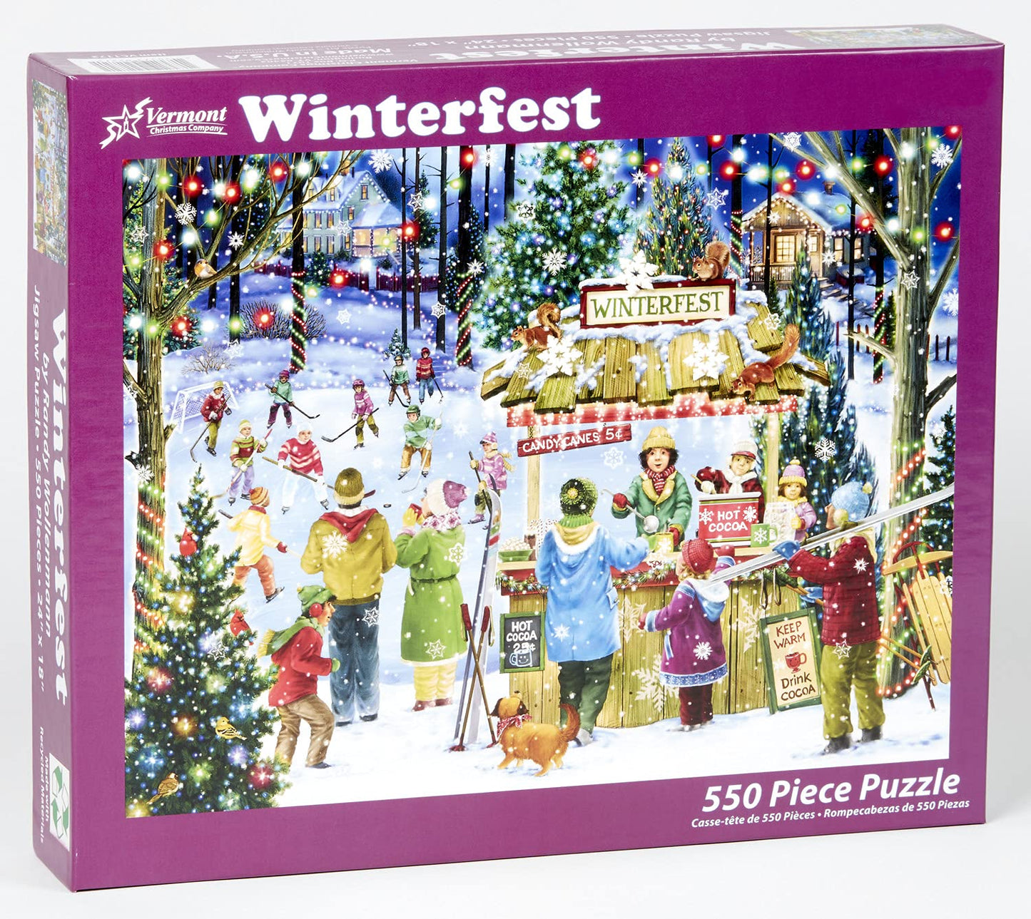 Vermont Christmas Company Winterfest Christmas Jigsaw Puzzle 550 Piece