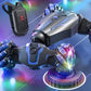 LOOZIX Upgraded Hand Gesture Sensing RC Stunt Car with Lights Music, Spray Fog Steam Gesture RC Car Remote Controll Transformed