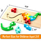Wooden Montessori Puzzles Including: Dinosaur, Dolphin, Rabbit And Teddy Bear Patterns