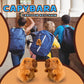 Kawaite Small Brown Capybara Plush Toy, Cute Stuffed Animal, Soft PP Cotton for Kids, Ideal for Parties and Classroom Prizes
