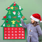Katchon, Felt Christmas Tree For Kids Wall - Pack Of 25, Diy | Christmas Advent Calendar | Felt Christmas Tree Advent Calendar, Christmas Countdown Calendar For Kids | Christmas Party Favors For Kids