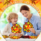 32 Sets Fall Thanksgiving Wreath Suncatchers Craft Kit DIY Window Stained Glass Effect autumn Wreath Paper Crafts Home School Cl