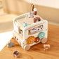 Wooden Activity Cube 8-In-1 Montessori Toys | Multifunctional Early Educational Learning Toys | Activity Cube For Baby Shape Sor