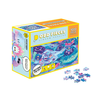 Mystery Jigsaw Puzzle -1,000 Pcs Mystery Puzzle With Storytelling Comics, Secret Ending-1000 Piece Puzzle For Adults & Kids –19.7'' X 27.6'' Frameable Magic Puzzle Art (Beyond The Kelp)