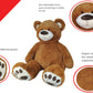 Anico 59' Tall (5 Foot) Giant Plush Bear, Stuffed Animal, Medium Brown Teddy Bear With Smiling Face. Premium Stuffed Toy Teddy Bear, Perfect For Girlfriend, Kids, Valentine'S Day, Christmas!