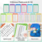 Catephe Division Flashcards 0-12, 13 Pcs Division Chart Math Flashcards, Division Math Game, Times Table Flash Cards With 2 Dry