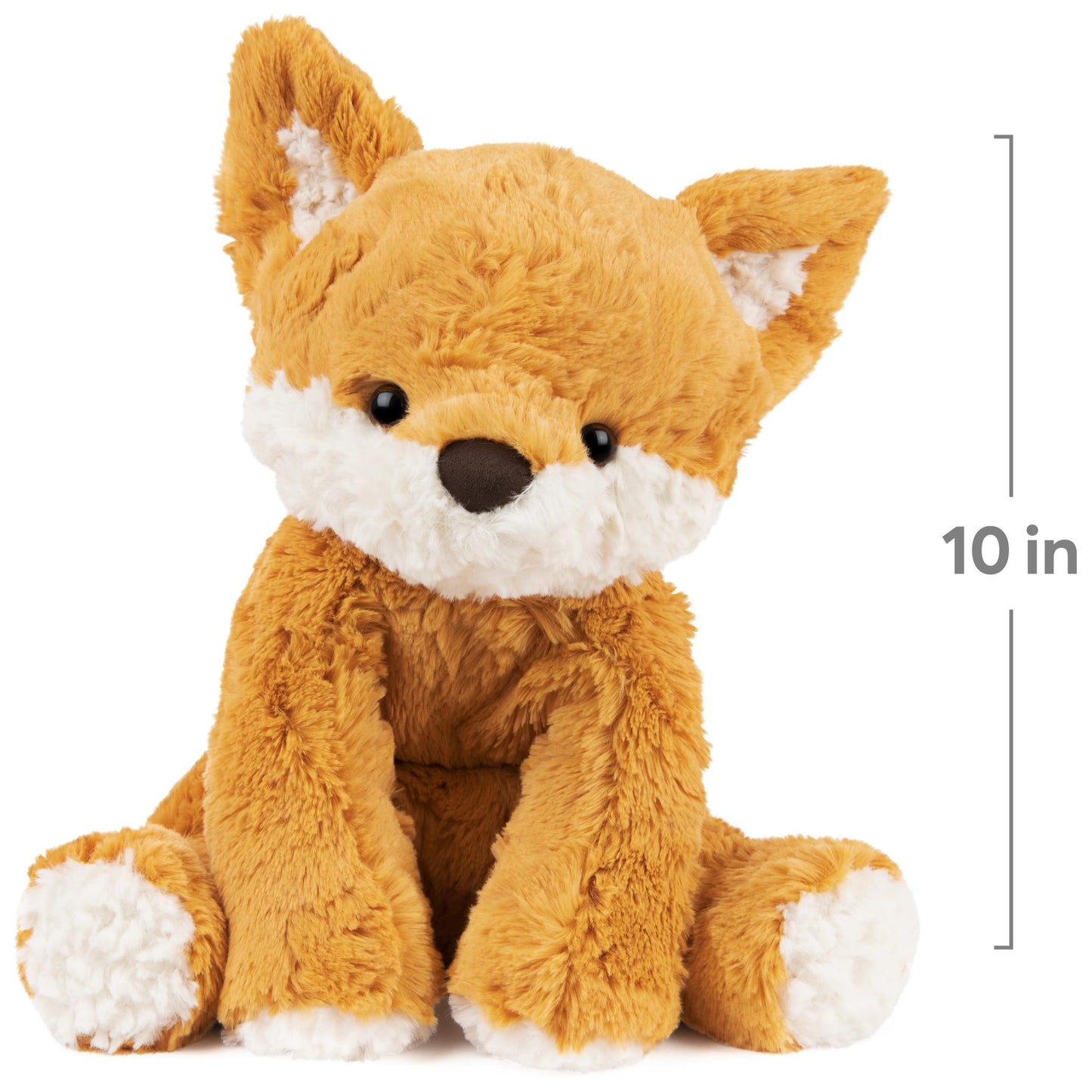 Gund Cozys Collection Fox Stuffed Animal Plush Toy For Ages 1 And Up, Orange, 10