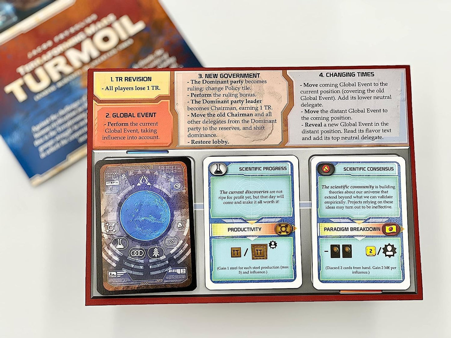 Terraforming Mars Turmoil By Stronghold Games, Strategy Board Game