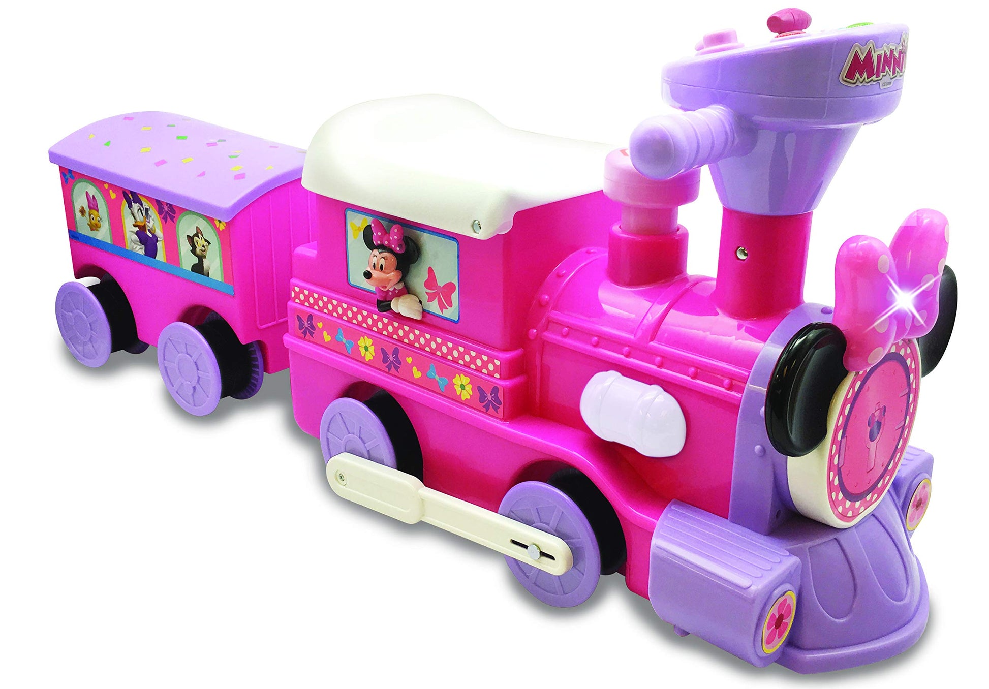 Kiddieland Minnie Ride-On Train With Caboose And Track Large