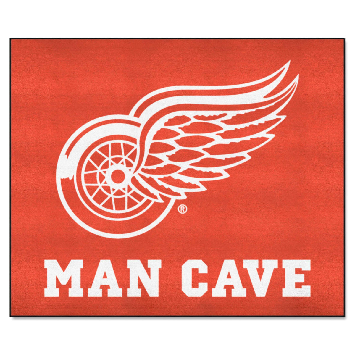 FANMATS 14427 Detroit Red Wings Man Cave UltiMat Rug - 5ft. x 8ft. | Sports Fan Area Rug, Home Decor Rug and Tailgating Mat