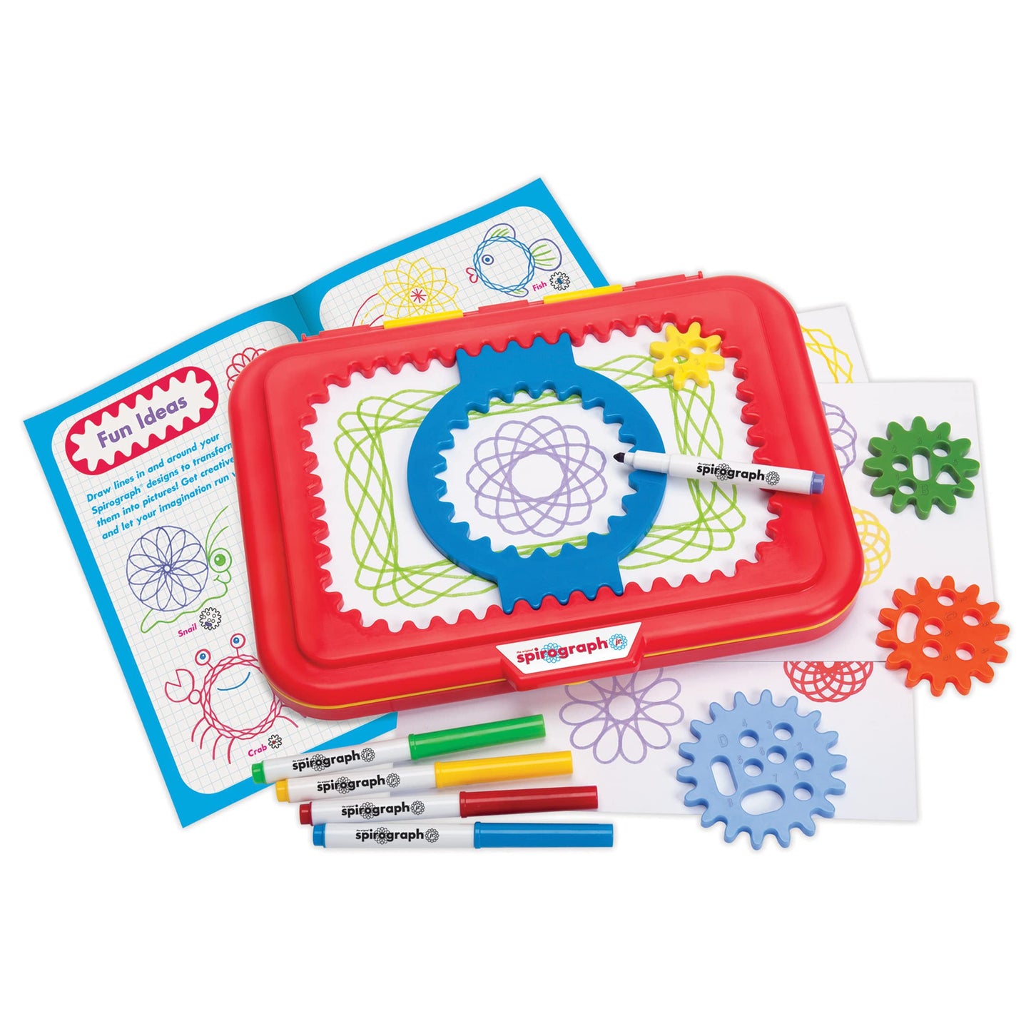 Spirograph Junior Set | Create Amazing Endless Designs | Includes Jumbo Sized Pieces | Creative Arts & Crafts Activity | for Age