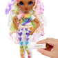 Rainbow High Color & Create Fashion DIY Doll, Purple Eyes, Curly Hair, Washable Markers, One Size, Multi-Color, Model 594147EUC