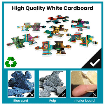500 Piece Puzzle For Adults Jigsaw Puzzles Cat Puzzles, Book House Puzzles For Elderly Kids Teens, Artistic Decorations, Educational Toys Challenging Activity Gift Family Puzzle Lovers For Friends