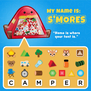Vango BIZYBOO Seek & Find Plush Game - Educational Hidden Object Search for Kids 2+ - Small Multicolor Polyester