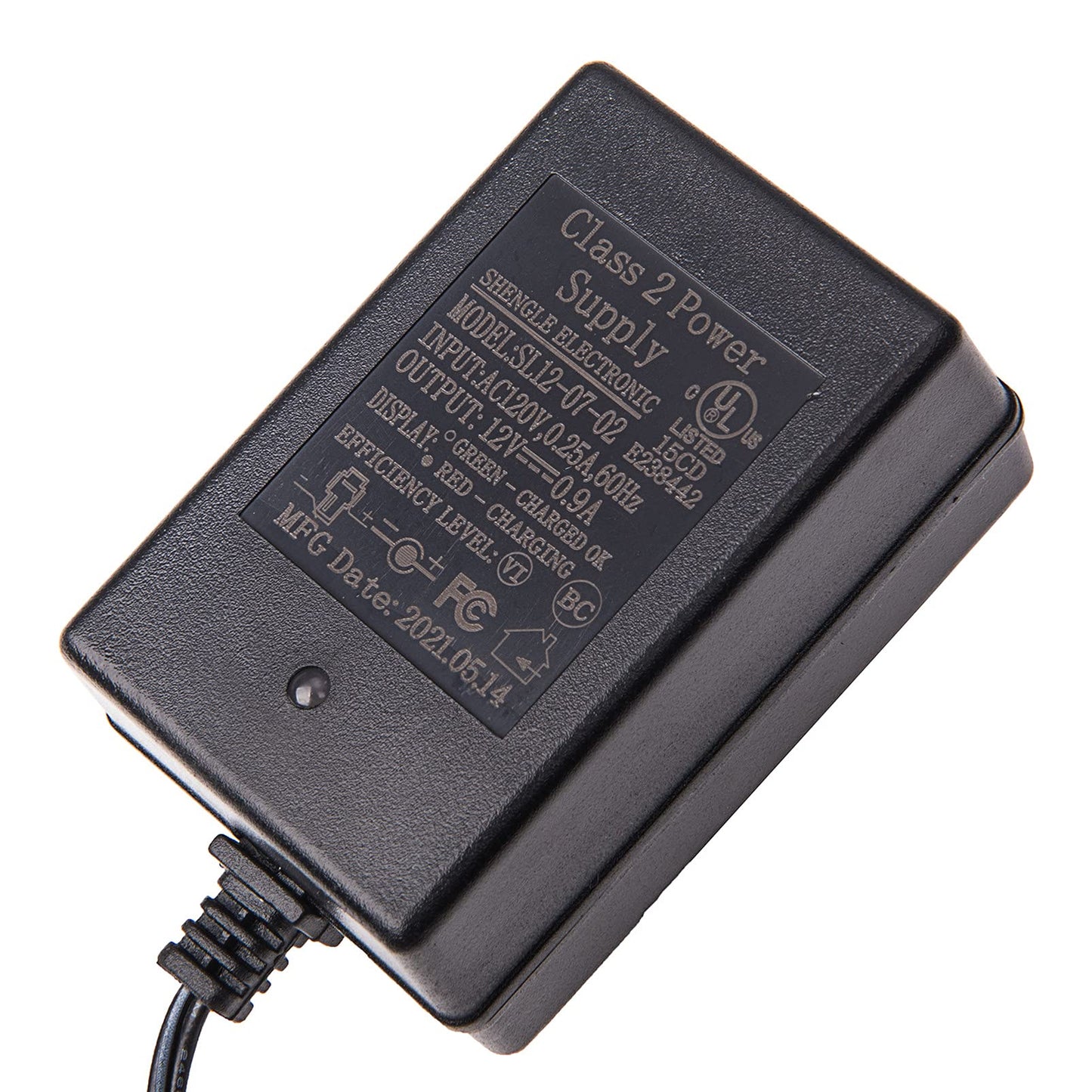 12 Volt Charger For 12V Kids Powered Ride On Car, 12V0.9A Charger For A Variety Of Electric Baby Carriage Ride On Toy Power Adap