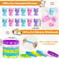 Moltby Cat Party Favors For Kids - 72Pcs Cat Themed Birthday Party Supplies, Cat Pens Erasers Stationery Set For Pet Theme Birth