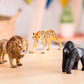 Terra By Battat – Realistic Animal Figurines – Plastic Jungle Animals (5'Lion, 4'Tiger & 3'Gorilla) – Collectible Animal Toys For Kids And Toddlers 3+