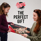 Bungee Table Fast Sling Puck Game - Small Size - Test Your Speed And Accuracy With This Fast-Paced Wooden Air Hockey Board Game