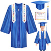 Vicamb 4Pcs Kindergarten Graduation Cap And Gown With 2025 Tassel,Graduations Stole,Kids Graduation Outfit For Graduates