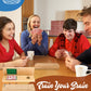 We Games Wooden Cribbage Board Game Set, Continuous 3 Track For 2-3 Players, Travel Cribbage Board With Card Storage, Includes 9 Metal Pegs & Deck Of Cards, Card Games, Classic Board Games For Adults