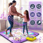 Beefunni Dance Mat Toys For 3-10 Year Old Girls, 5 Game Modes Including 3 Challenge Levels, Adjustable Volume Dance Pad With Led Lights, Christmas Birthday Gifts For 3 4 5 6 7 8 9+ Year Old Girls