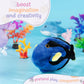 Forest & Twelfth Stuffed Blue Tang, Single Mini Stuffed Animal Plush Toy For Kids, Ocean Party Favors And Goody Bags, Classroom Treasure Box Prizes, Stocking Stuffers (Blue Tang)