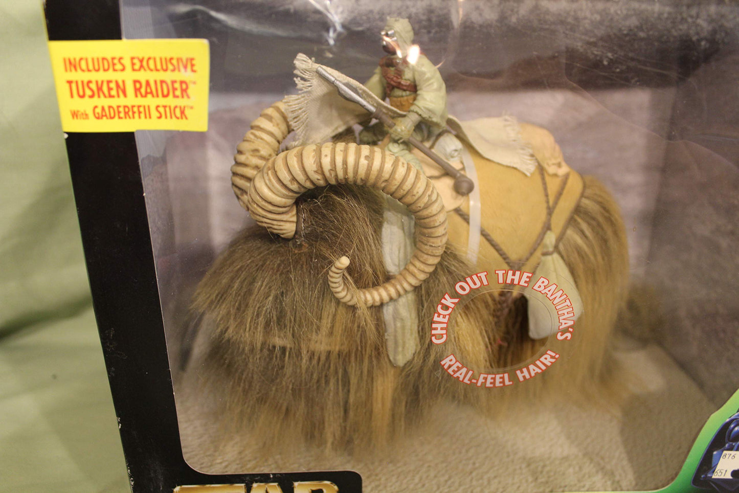 STAR WARS Bantha & Tusken Raider Action Figure - Medium Size, Brown/Beige, Plastic, Model FBA_1022GY0N19W