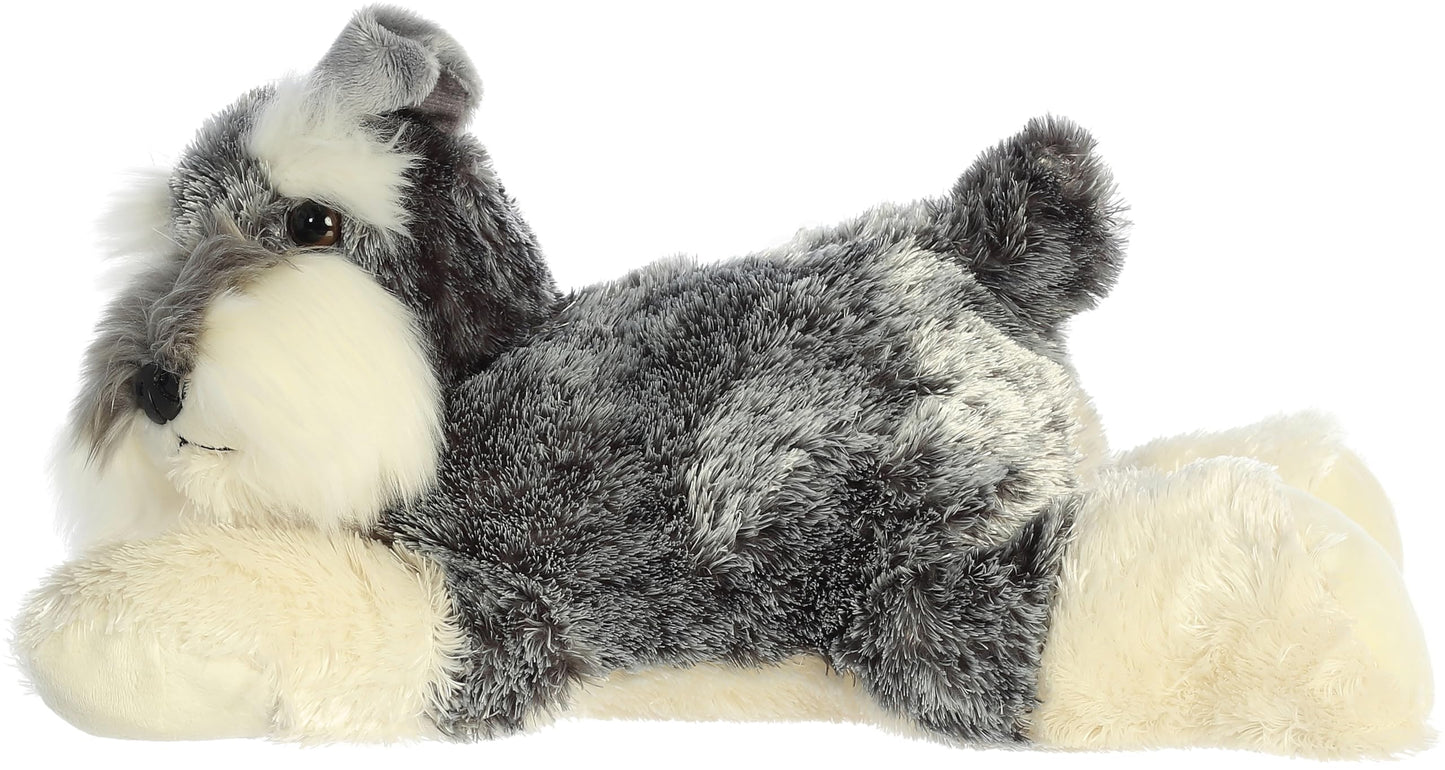 Aurora® Ludwig™ 12" Stuffed Animal - Gray Polyester Flopsie™ - Adorable Timeless Companion