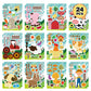 24 Sheets Make-A-Face Sticker, Farm Animal Stickers Sheets Make Your Own Stickers For Kids Farm Themed Birthday Party Favors Sup