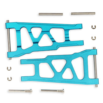 Hosim 2-Pack Front & Rear Lower Arms 4x4 Rc Upgrade Parts Aluminum Suspension Arms Screw pins Replacement of 3655x for RC Traxxa