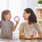 Skylety 2 Pieces Mandala Flower Basket Toy Flexible Iron Basket Creative Handmade Magic Loops Wire Fidget Toy For Teens Christmas Winter Party Favors (Purple, Gold)