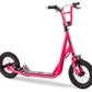 Mongoose Expo Kick Scooter, Bmx-Style Handlebar & Brake Cable Rotor, For Riders Ages 6 And Up, Rear Axle Pegs, 12-Inch Air Tires, Max. Weight Of 175 Lbs., Pink/Black