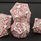 Kerwellsi Dnd Dice Set With Gifts Box, 7Pcs Polyhedral Hollow Metal Dice Set For Role Playing Game, D And D Dice D20 D12 D10 D8