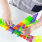 Guidecraft Interlox Squares - 96 Piece Set Interlocking Construction Toy, Creative Building - Educational Stem Construction Toy