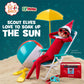 The Elf on the Shelf Beach Vacation Set - 8-Piece The Elf on the Shelf Beach Accessories for Your Scout Elf - Includes Beach Cha