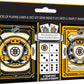 MasterPieces Game Day - NHL Boston Bruins 2-Pack Playing Cards & Dice Pack - Officially Licensed Set for mature-themeds and Family