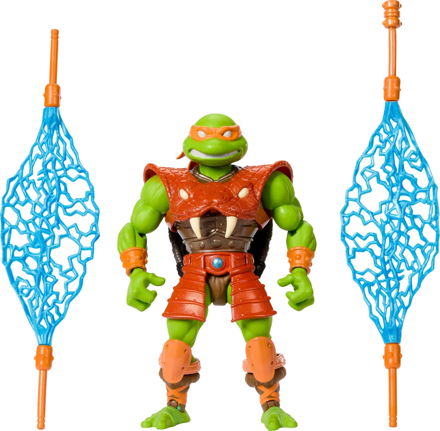 Masters of Universe Origins Turtles of Grayskull Michelangelo Reptile Wars Posable Action Figure  Teenage Mutant Ninja & Motu Crossover Hero Mikey Toy