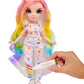 Rainbow High DIY Doll - Color & Create Fashion with Washable Markers, Blue Eyes, Straight Hair, Model 594123-C3, Rainbow Colors