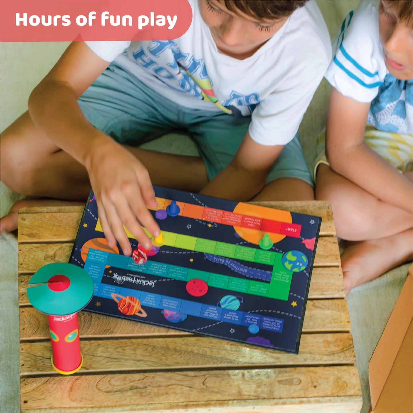 Jackinthebox Space Science 6-In-1 Craft Kit Gift For Child Ages 6-10, Solar System Science Kit For Child, Space Toys For Child, Easy Diy Stem Toy For Boys And Girls Ages 6 7 8 9 10