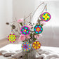 Ayhuhra 30 Sets Mandala Suncatchers Craft Kits Stained Glass DIY Window Paint Art Flower Suncatcher Kits for Spring Summer Party