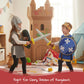 June Garden Little Knights decorative replica blade and Shield Playset - Safe Plush Soft Pretend Play  - Gifts for Kids - Blue