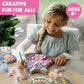 MindWare Paint Your Own Stepping Stone Unicorn Kit - Weatherproof Stone, 10” x 9”, Natural Stone, Model 13818689