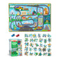 Melissa & Doug Race Around The World Tracks Cardboard Jigsaw Floor Puzzle And Wind-Up Vehicles – 48 Pieces, For Boys And Girls 4+ - Fsc Certified