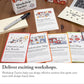 Pip Decks Workshop Tactics Card Deck, Business Tool To Improve Your Influence, Confidence And Persuasion In Workshops, Meetings,