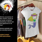 DaVinci in You Coloring Shirt for Girls - Kit with 10 Fabric Markers and Alphabet Stencil (Mermaid, 8/9)