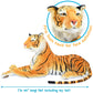Viahart Rohit The Orange Bengal Tiger - 46 Inch (Tail Measurement Not Included) Big Stuffed Animal Plush Cat - By Tigerhart Toys